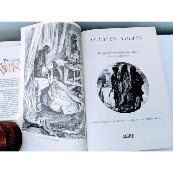 Tales Of The Arabian Nights Hardcover Book with Dust Jacket & Illustrated 1984 - Picture 8 of 12